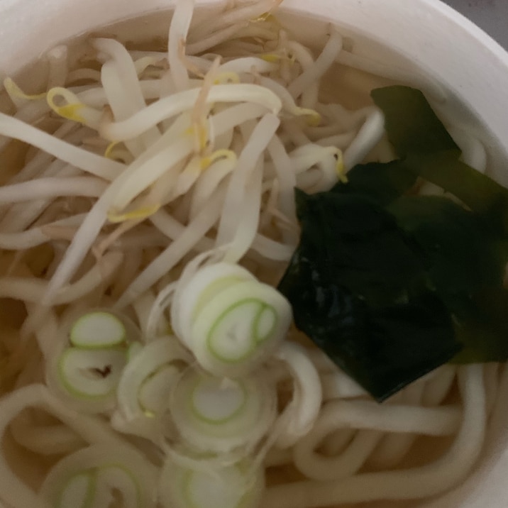 おでんの汁で簡単うどん